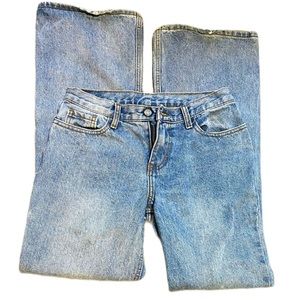 GUC Brandy Melville John Galt jeans light blue long flare sz small 28” women